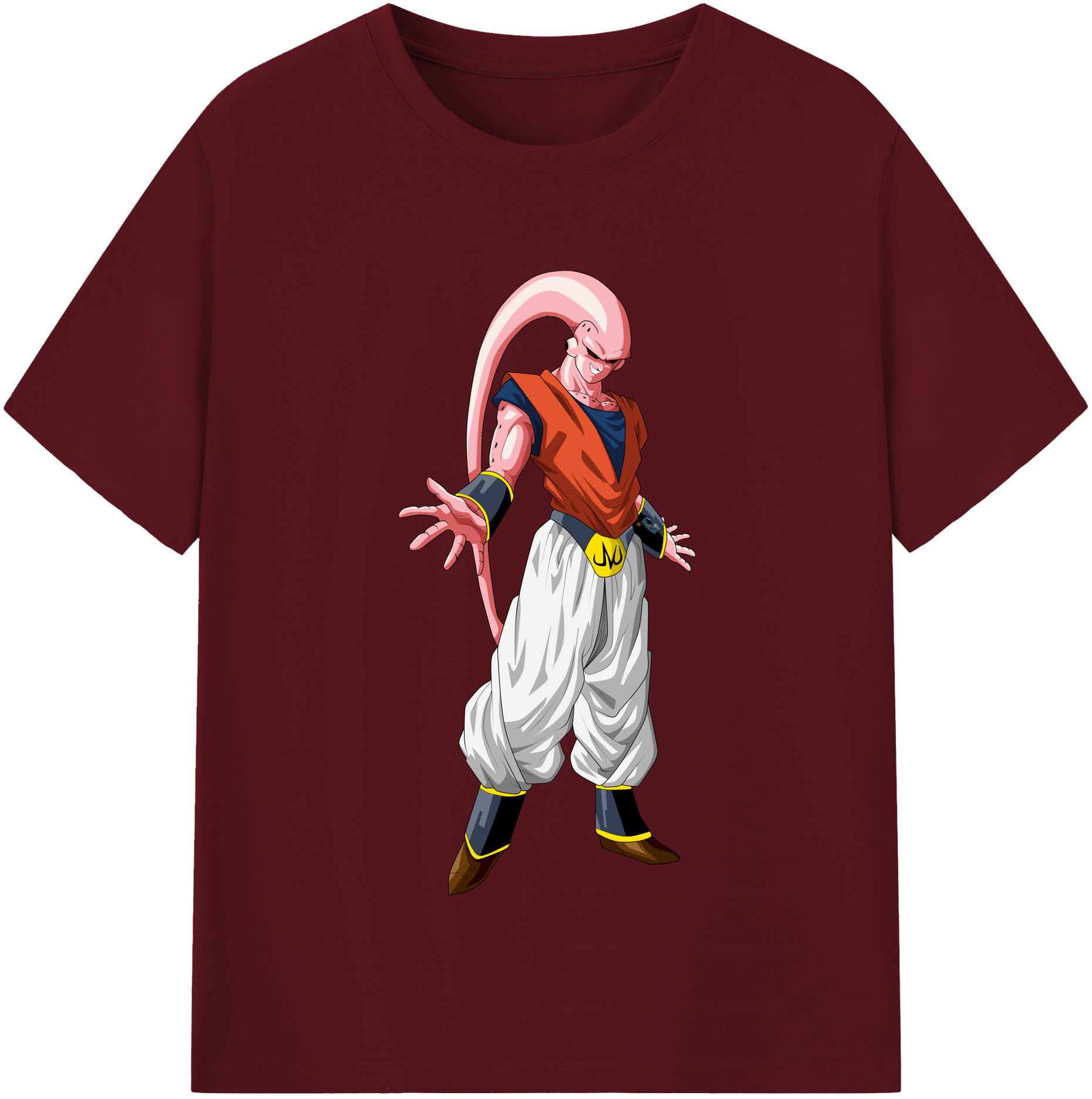（画像用） ドラゴンボール 魔人ブウ DRAGON BALL Majin Buu 綿100％半袖Tシャツ（フロントプリント）